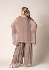 Amulet Silk Top –  Chocolate