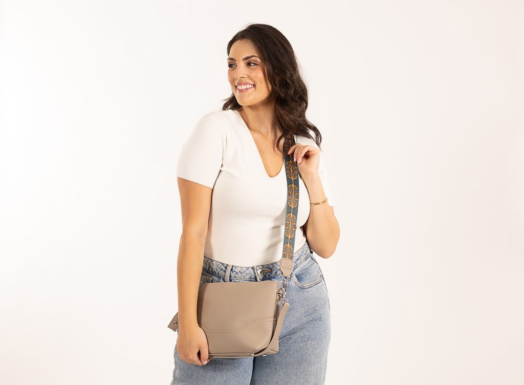 Esther Crossbody Bag - Taupe