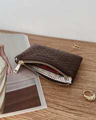 Kuta Woven Chocolate Purse