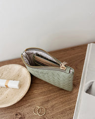Kuta Woven Sage Green Purse