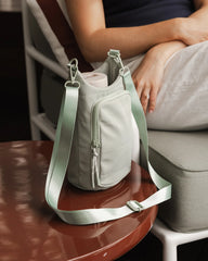 Miami Sage Green Water Bottle Crossbody Bag