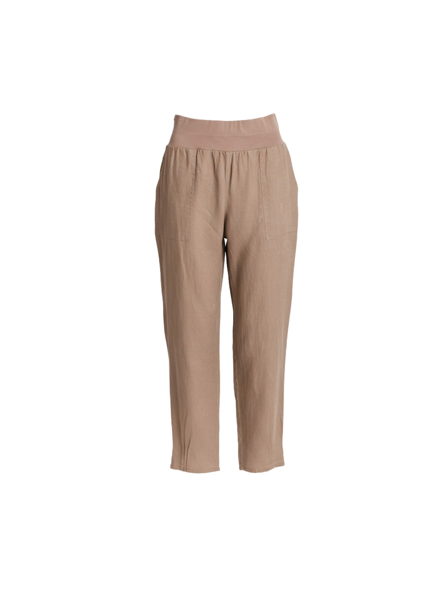 Sarah Linen Pant - Mocha