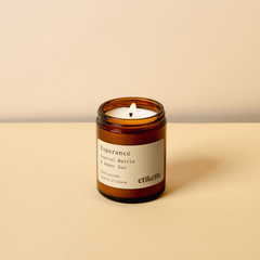 Esperance in Coastal Wattle & Amber Sun 500ml soy candle by Etikette