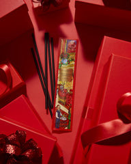 Glasshouse Night Before Christmas Scent Stems styled in a Scent Scene vessel