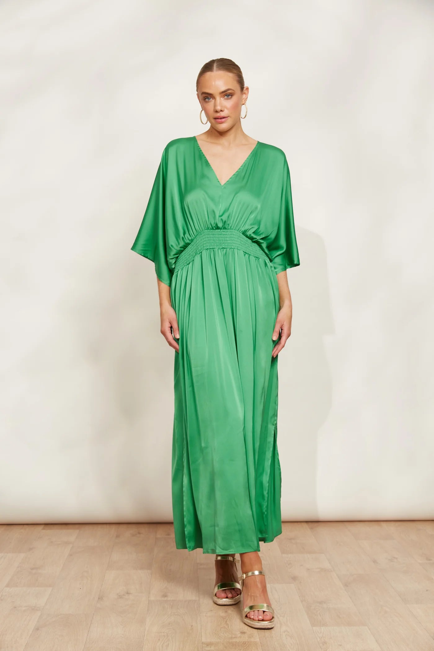 Elegant Maxi Dress - Green