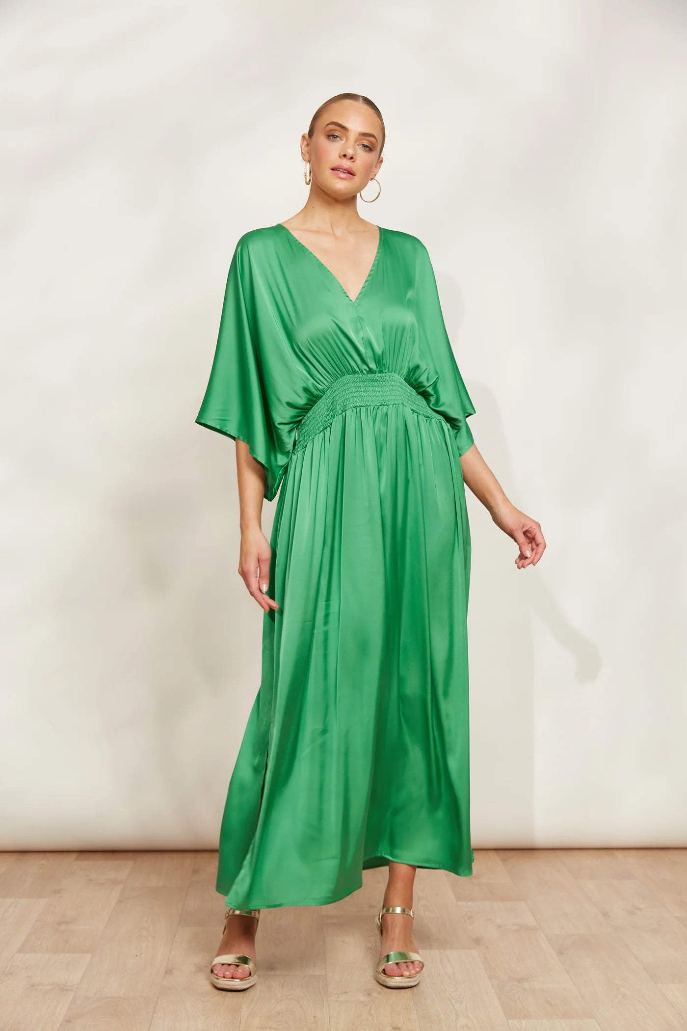 Elegant Maxi Dress - Green