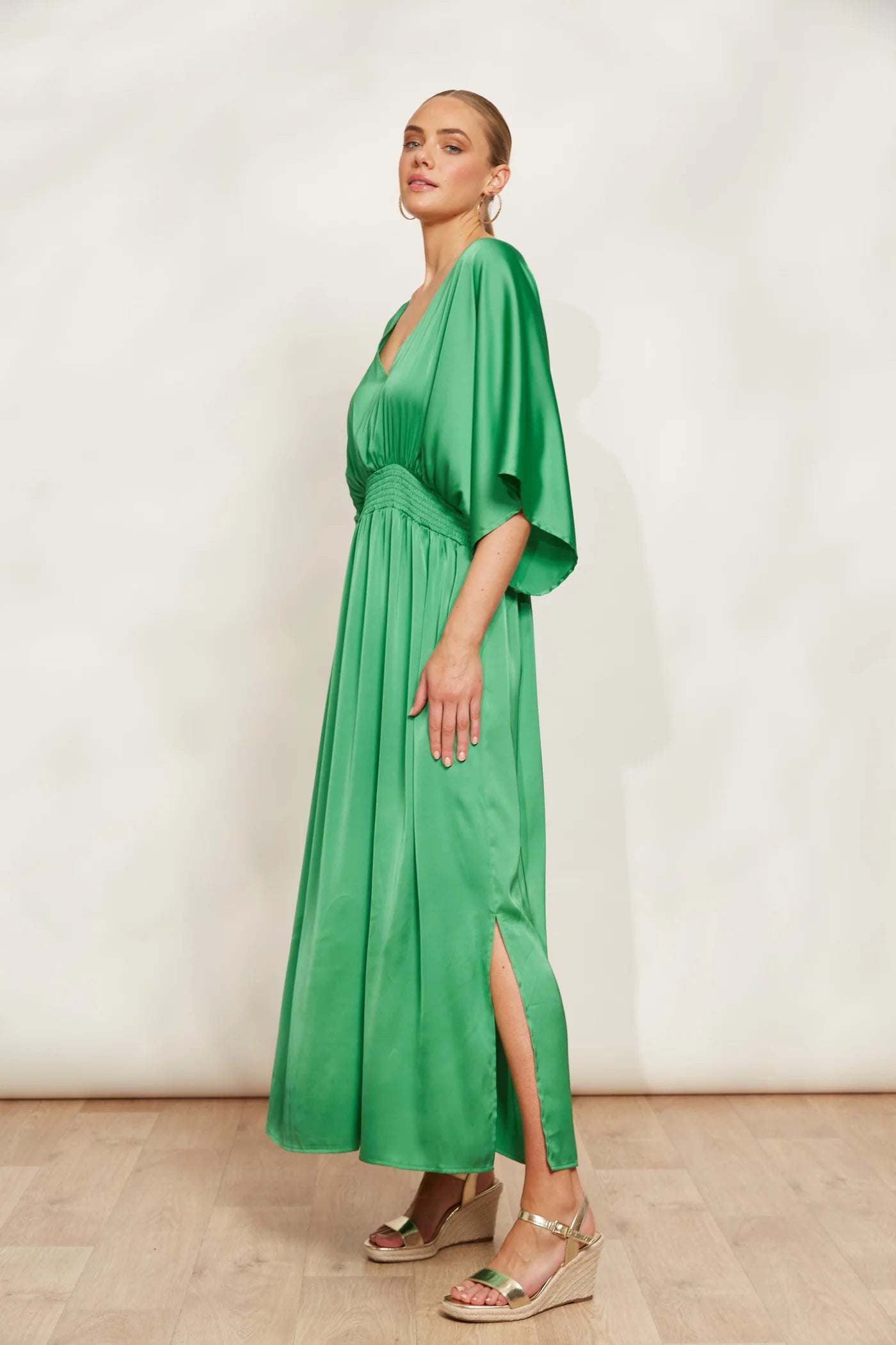 Elegant Maxi Dress - Green