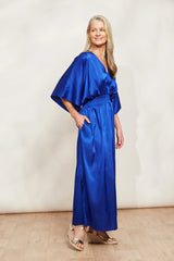 Elegant Maxi Dress - Blue