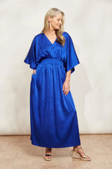 Elegant Maxi Dress - Blue