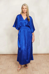 Elegant Maxi Dress - Blue