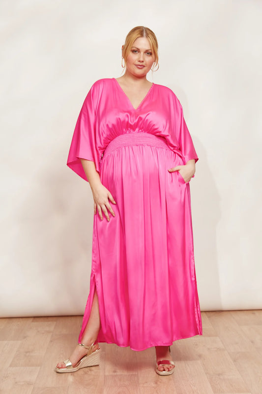 Elegant Maxi Dress - Pink