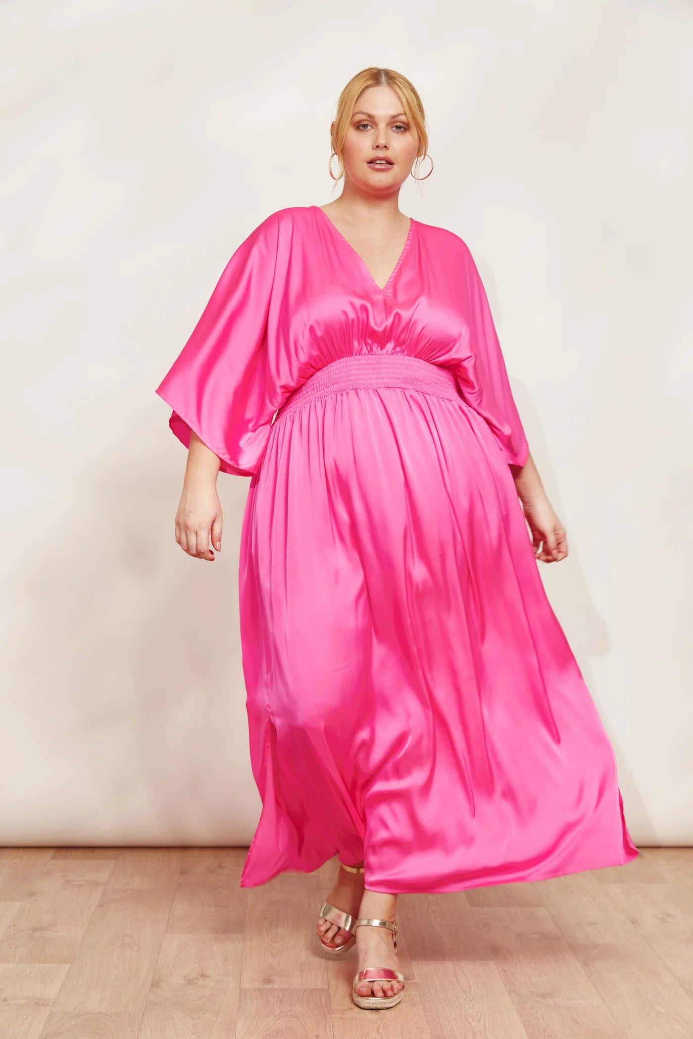 Elegant Maxi Dress - Pink