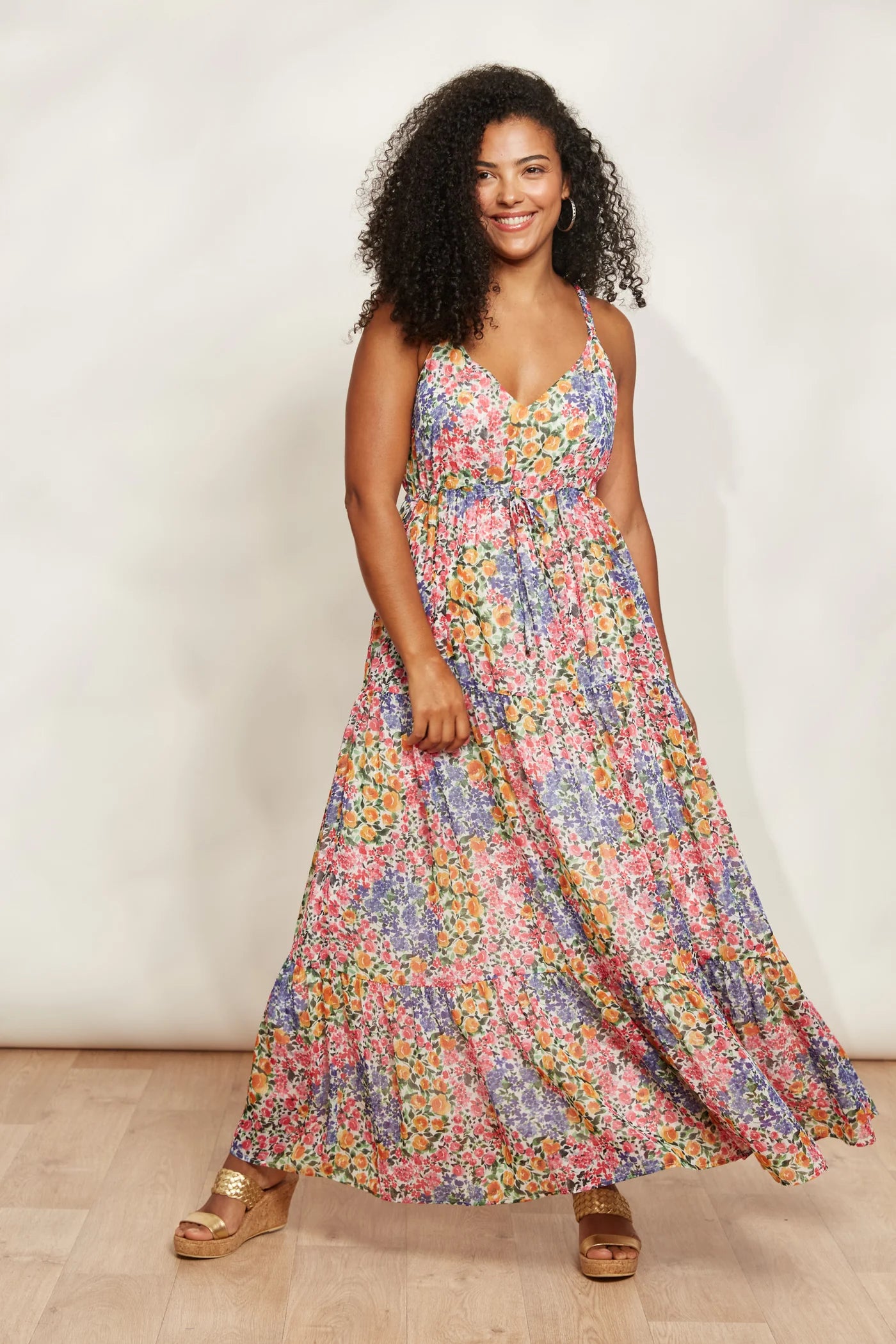 Floral Tank Maxi Dress