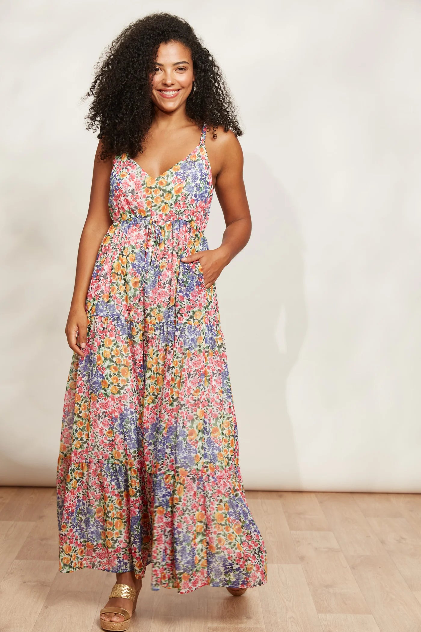 Floral Tank Maxi Dress