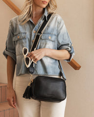Louenhide Jacinta Gia Black Crossbody Bag