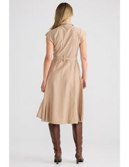 Mayfair Shirt Dress – Taupe