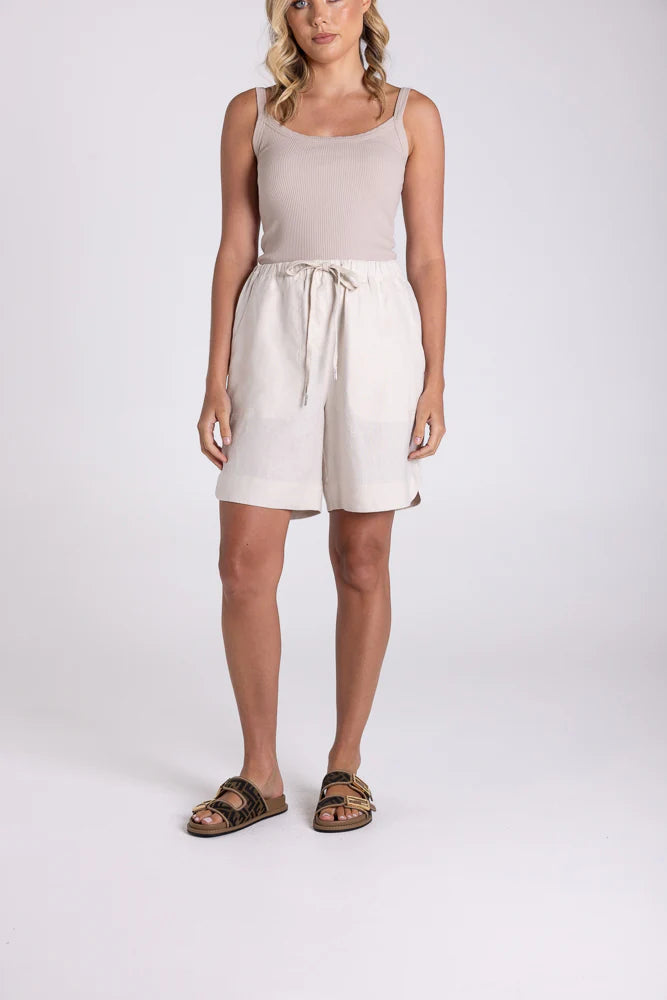 Two-T's  Linen Shorts