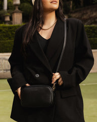 Bianca Black Crossbody Bag