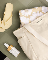 Charlotte Natural Canvas Tote Bag