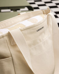 Charlotte Natural Canvas Tote Bag