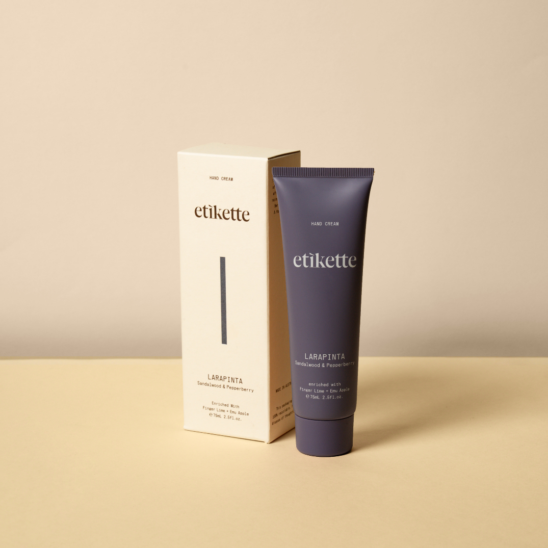 Larapinta hand cream detail view