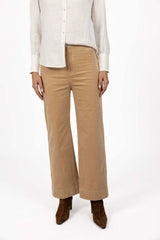 Fleetwood Cord Pant in Wheat - front close-up, Humidity