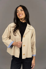Humidity Lifestyle Dash Coat - Stone