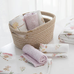 Whimsical Wonderland Organic Cotton Wash Cloths
