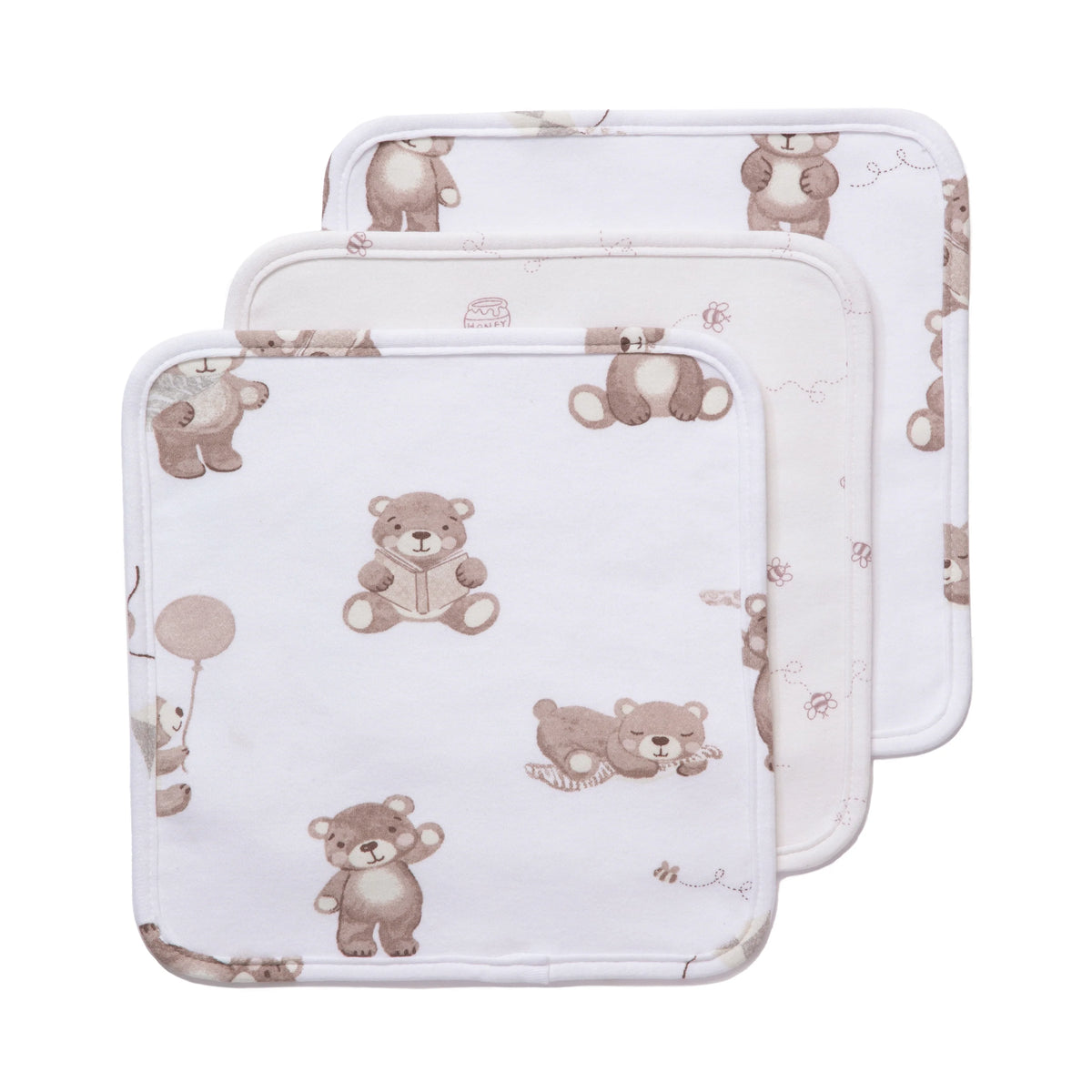 Organic Cotton Baby Wash Cloths