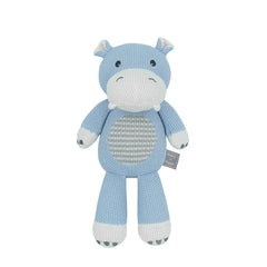 Henry the Hippo Knitted Rattle Toy