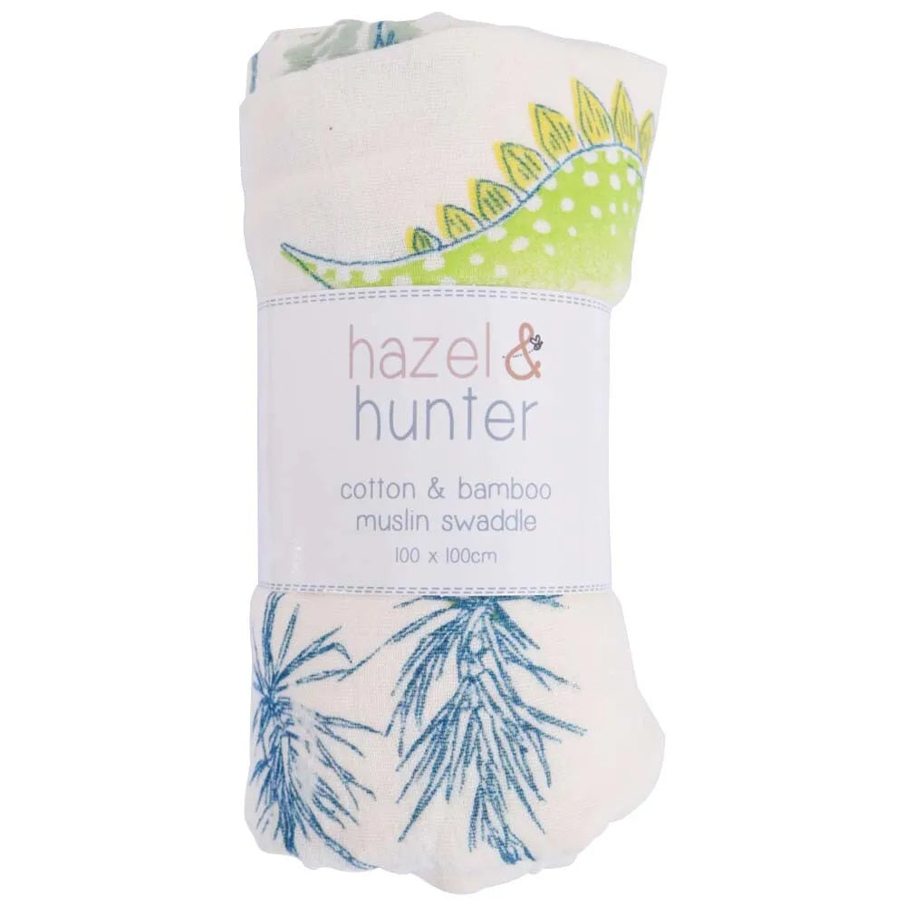 Muslin Wrap – Dinosaur Print