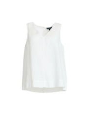 Tilly Linen Cami - White