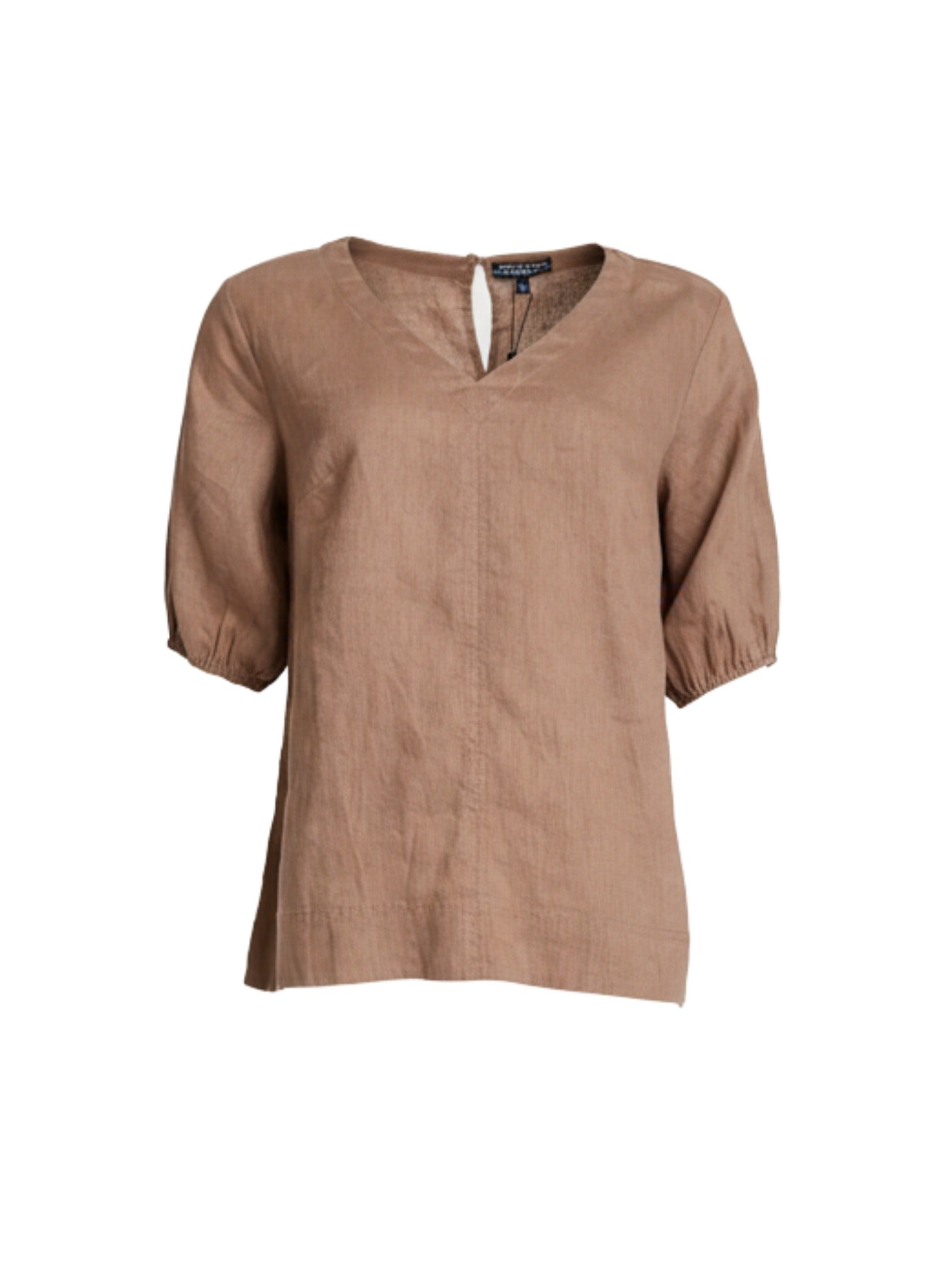 Anna Linen Top - Mocha