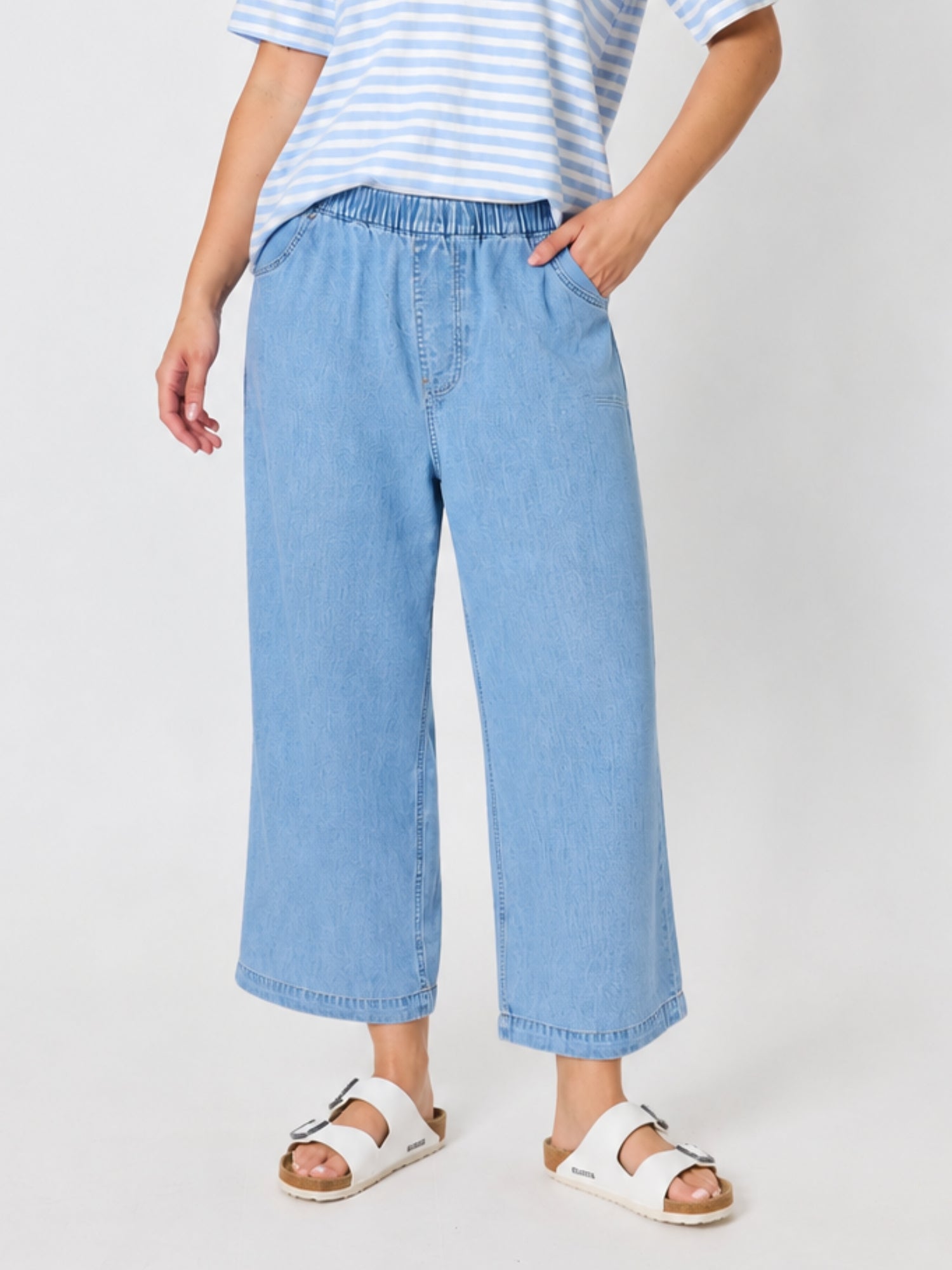 Seaview Chambray Pant - Denim