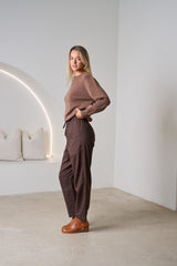 Loula 100% Cotton Cord Knit Sweater