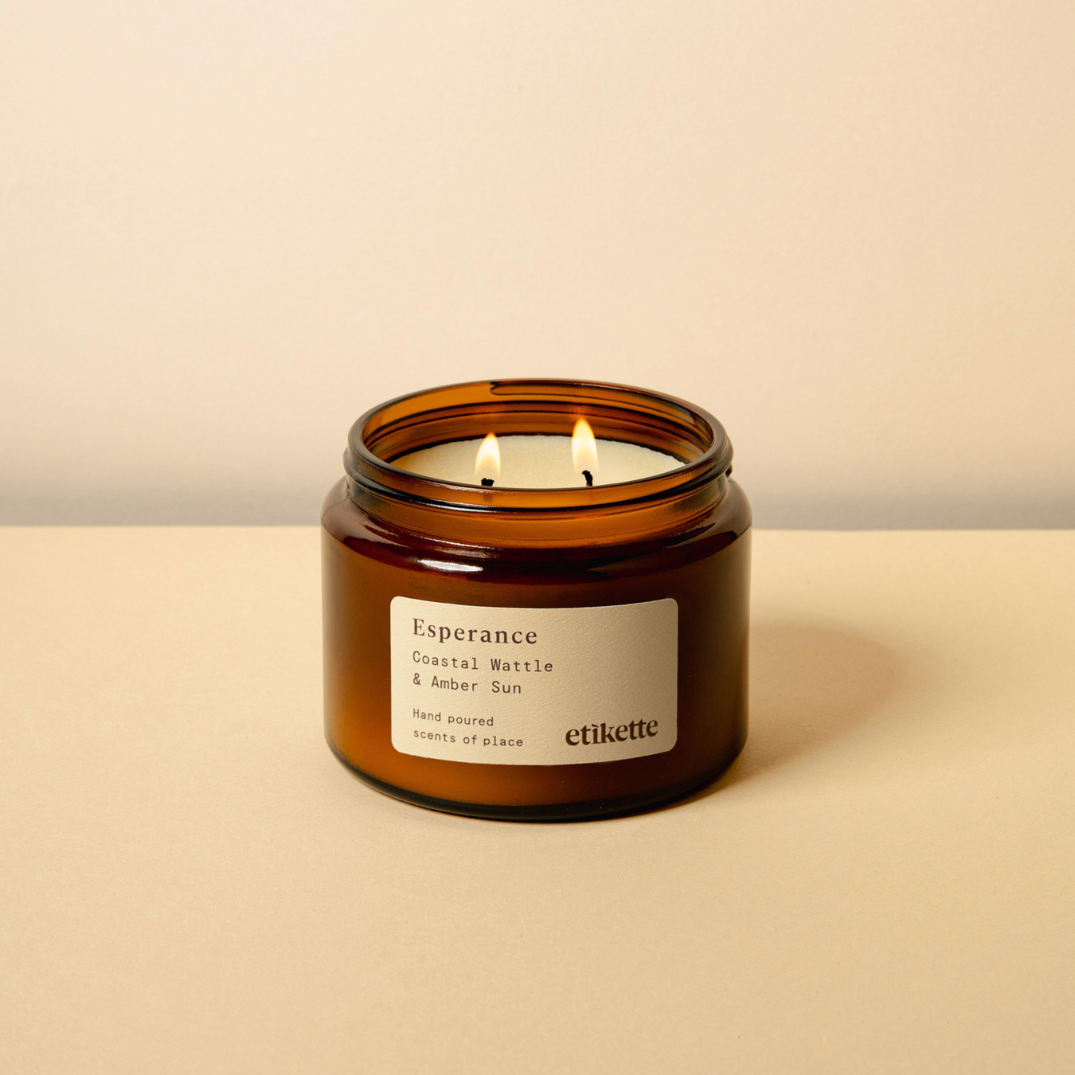 Esperance candle burning