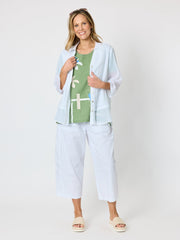 Bay Leaf Top - Fern Multi