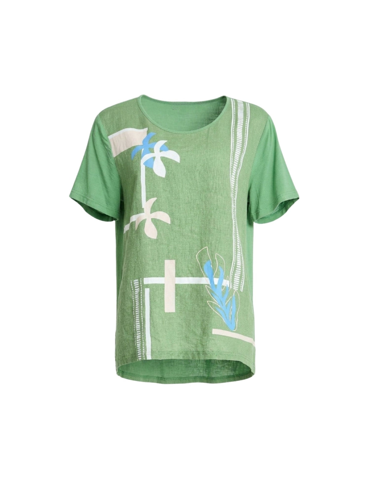 Bay Leaf Top - Fern Multi
