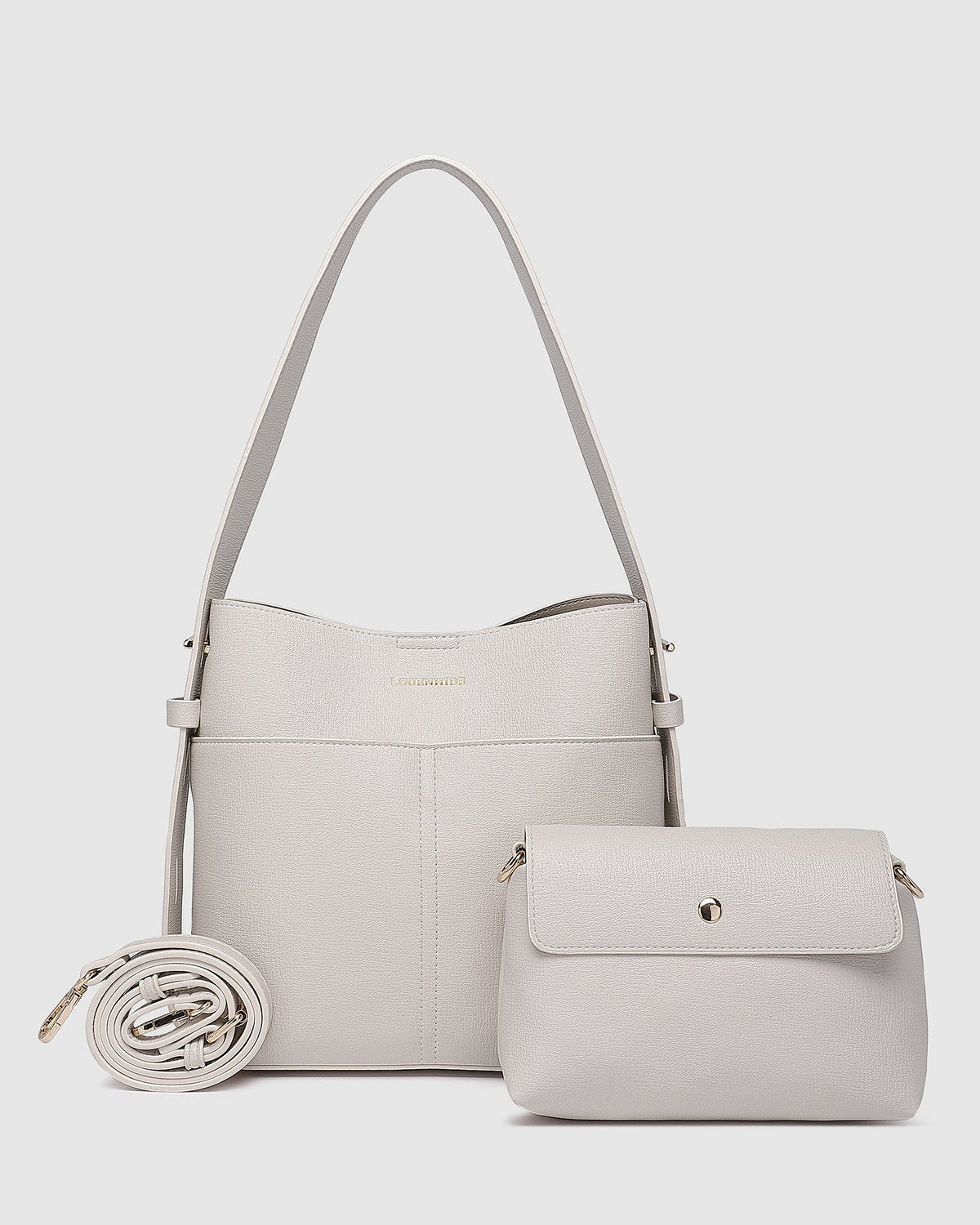 Samantha Bucket Bag -  White
