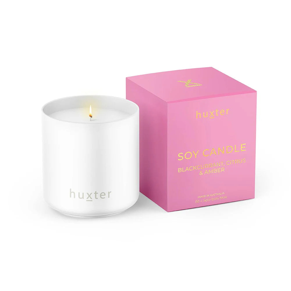 Huxter Festive Candle  – Blackcurrant, Citrus & Amber