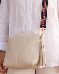 Kasey Linen Crossbody Bag