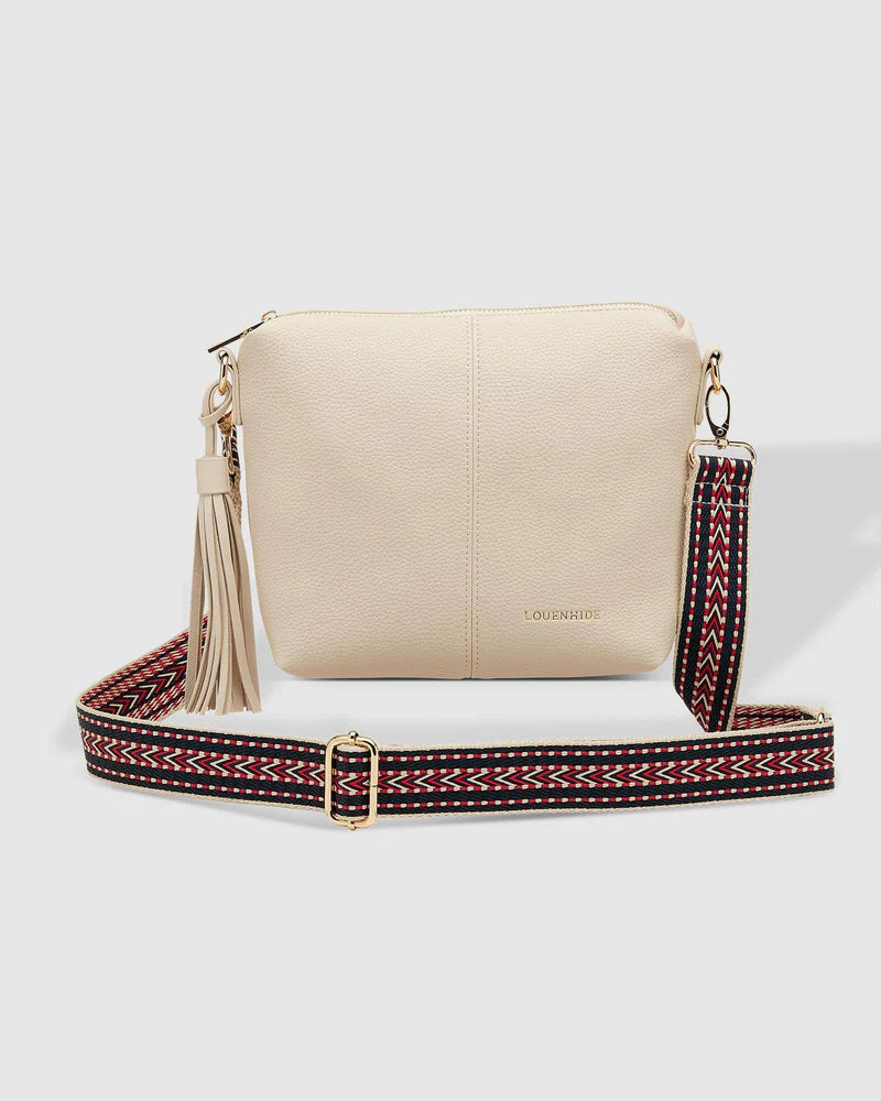 Kasey Linen Crossbody Bag