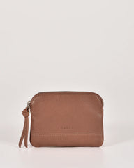 Amara Small Leather Keychain Pouch