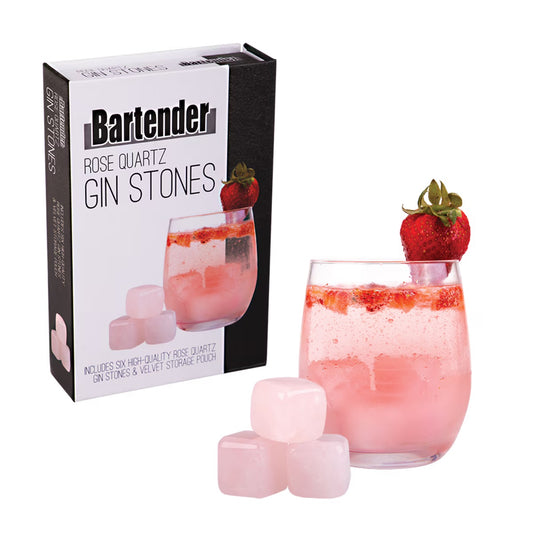 Gin Stones Rose Quartz - Elegant Drink Chillers