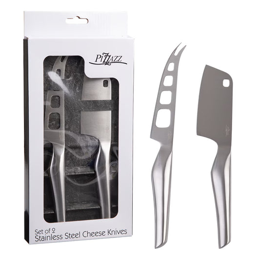 Cheese Knives Set of 2 Stainless Steel