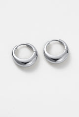 Zafino Cleo Hoop Medium – Silver