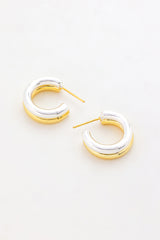Zafino Luna Hoop Earrings Gold/Silver