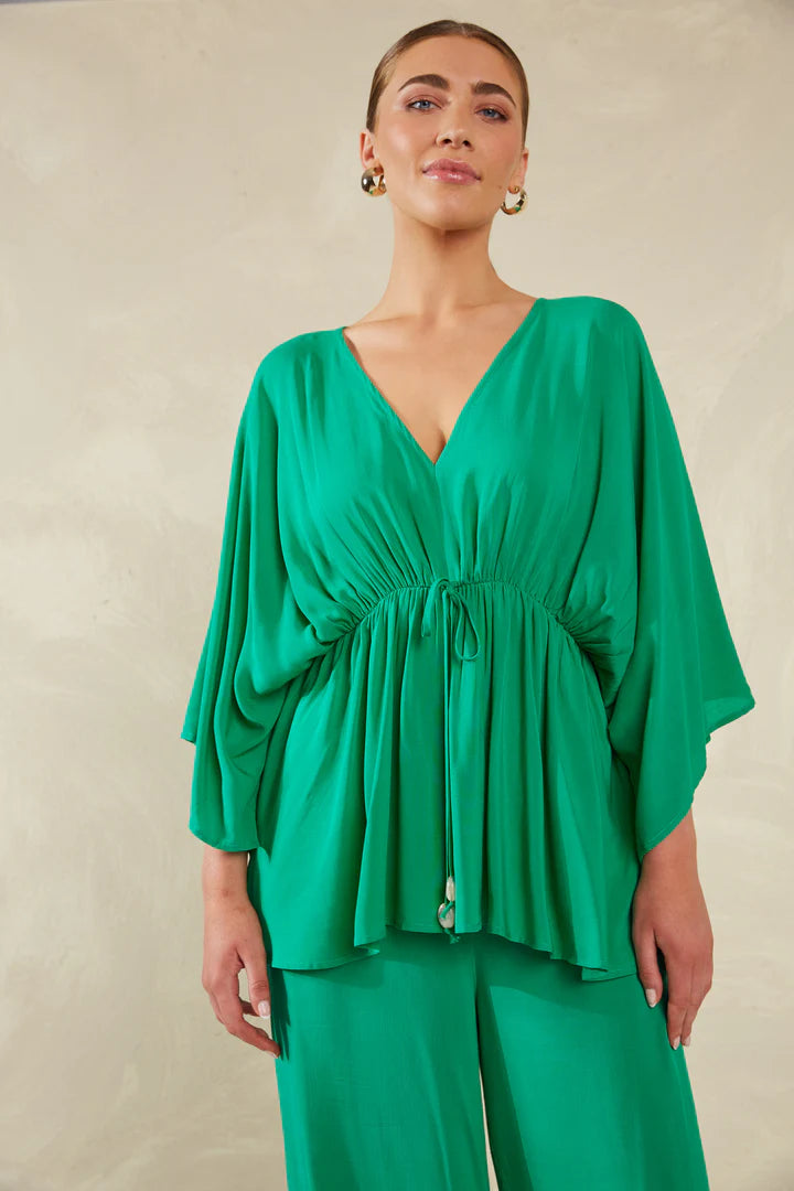 Summer Tie Top - Green