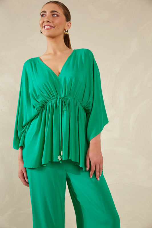 Summer Tie Top - Green