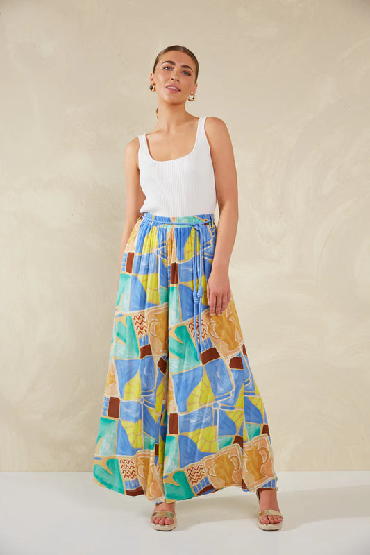 Boho-Inspired Wide-Leg Pants